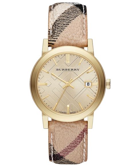 bu9026 burberry|Burberry Watch, Women's Swiss Haymarket Strap .